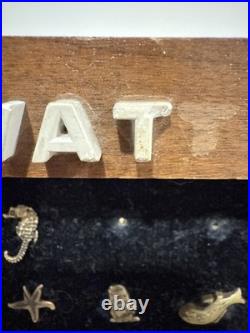 RARE Old Vintage Pins Store Display Gold & Silver Lot