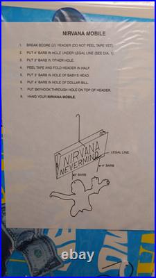RARE Original 1991 Nirvana Nevermind Mobile promo retail store display
