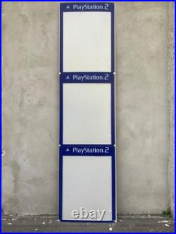 RARE Original Sony PlayStation 2 PS2 3-Panel Retail Store Display Promo POS Sign