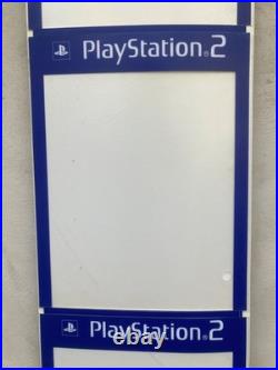 RARE Original Sony PlayStation 2 PS2 3-Panel Retail Store Display Promo POS Sign RARE Original Sony PlayStation 2 PS2 3-Panel Retail Store Display Promo POS Sign