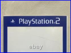 RARE Original Sony PlayStation 2 PS2 3-Panel Retail Store Display Promo POS Sign