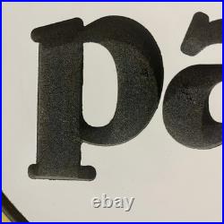 RARE Patagonia Dealer Store Display Sign 24 VTG Wood Oval Retail Advertising