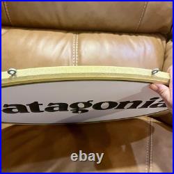 RARE Patagonia Dealer Store Display Sign 24 VTG Wood Oval Retail Advertising