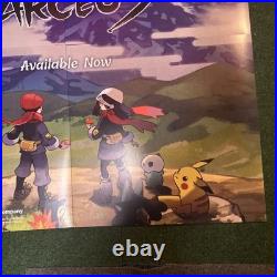RARE Pokemon Legends Arceus Nintendo Switch Promo Store Display 48x47 HUGE