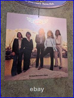 RARE Promo Vtg REO Speed Wagon Tuna Fish Dbl Side Cardboard Record Store Display