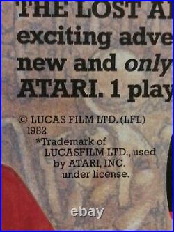 RARE RAIDERS OF THE LOST ARK 1982 Atari Promotional Store Display Standee VG+