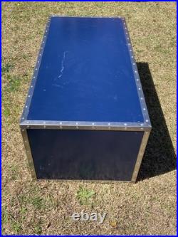 RARE Ralph Lauren Wooden Macy's Store Display Trunk Coffee Table 44x18x22