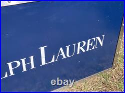 RARE Ralph Lauren Wooden Macy's Store Display Trunk Coffee Table 44x18x22