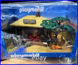 RARE STORE DISPLAY UNIT Playmobil Africa Wildlife Station Ranger's Hut 5907 4826 RARE STORE DISPLAY UNIT Playmobil Africa Wildlife Station Ranger's Hut 5907 4826