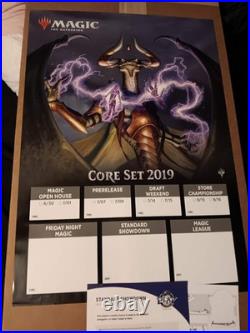 RARE Sealed WOTC MTG M19 Core Set 2019 Demo Table WPN Store Display Promo NOS RARE Sealed WOTC MTG M19 Core Set 2019 Demo Table WPN Store Display Promo NOS