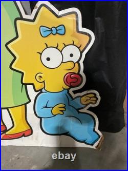RARE! Simpsons Movie In-Store Cardboard Promo Display 4 Standees
