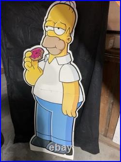 RARE! Simpsons Movie In-Store Cardboard Promo Display 4 Standees