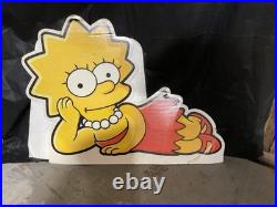RARE! Simpsons Movie In-Store Cardboard Promo Display 4 Standees