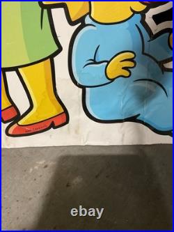 RARE! Simpsons Movie In-Store Cardboard Promo Display 4 Standees