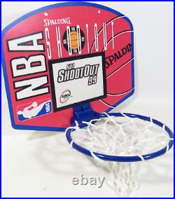 RARE Sony PS1 CANCELED GAME NBA ShootOut 99' Basketball Rim Store Display Promo