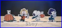 RARE Starbucks x Peanuts 2026 Complete 4pc Store Display Snoopy Promo Standee