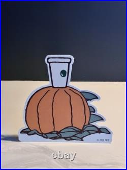 RARE Starbucks x Peanuts 2026 Complete 4pc Store Display Snoopy Promo Standee