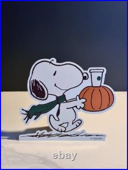 RARE Starbucks x Peanuts 2026 Complete 4pc Store Display Snoopy Promo Standee