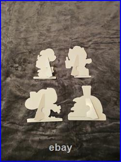 RARE Starbucks x Peanuts 2026 Complete 4pc Store Display Snoopy Promo Standee