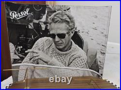 RARE Steve McQueen Persol Sunglasses Counter Display RARE Italy 2023