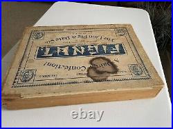 RARE! Store Display 1900's Wooden Advertising Box FIGNUT Lion Fig & Date Co. 5¢