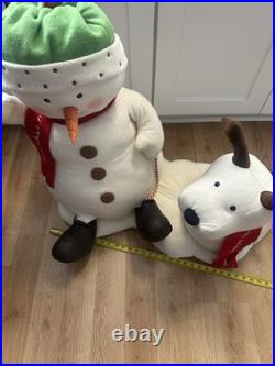 RARE Store Display 2004 Hallmark HUGE Jingle Pals Snowman & Penguin