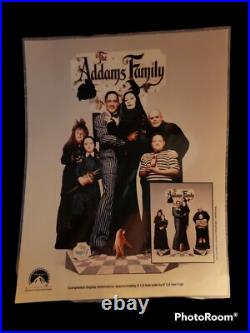 RARE THE ADDAMS FAMILY 1992 BLOCKBUSTER VIDEO STORE DISPLAY STANDEE Promo photo