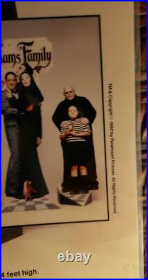 RARE THE ADDAMS FAMILY 1992 BLOCKBUSTER VIDEO STORE DISPLAY STANDEE Promo photo