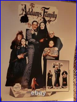 RARE THE ADDAMS FAMILY 1992 BLOCKBUSTER VIDEO STORE DISPLAY STANDEE Promo photo