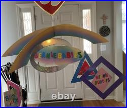 RARE TY Beanie Babies Hanging Retail Store Display Mobile 3D Advertising Sign