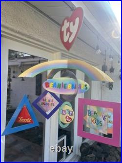 RARE TY Beanie Babies Hanging Retail Store Display Mobile 3D Advertising Sign