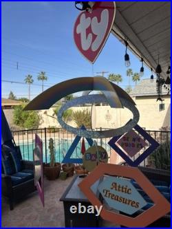 RARE TY Beanie Babies Hanging Retail Store Display Mobile 3D Advertising Sign