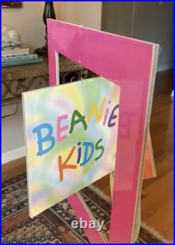 RARE TY Beanie Babies Hanging Retail Store Display Mobile 3D Advertising Sign
