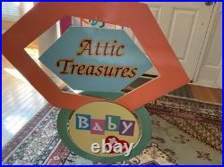 RARE TY Beanie Babies Hanging Retail Store Display Mobile 3D Advertising Sign