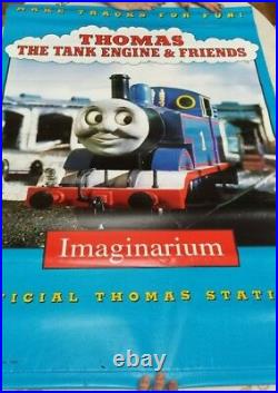 RARE Thomas The Train Imaginarium Promotional Toy Store Display Vinyl 30 X 44