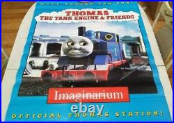 RARE Thomas The Train Imaginarium Promotional Toy Store Display Vinyl 30 X 44