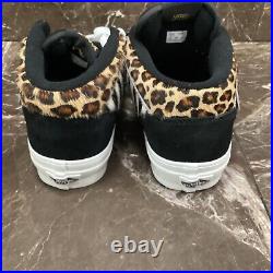 RARE VANS Sneakers HALF CAB 33DX Anaheim Leopard Zebra Size 10 STORE DISPLAY
