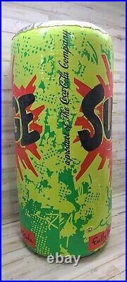 RARE VINTAGE 1990s SURGE ENERGY SODA CAN INFLATABLE PROMOTIONAL STORE DISPLAY