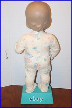 RARE VINTAGE HANES Pak-Nit Pajamas STORE DISPLAY STYRA FOAM DOLL MANNEQUIN