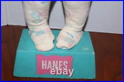 RARE VINTAGE HANES Pak-Nit Pajamas STORE DISPLAY STYRA FOAM DOLL MANNEQUIN