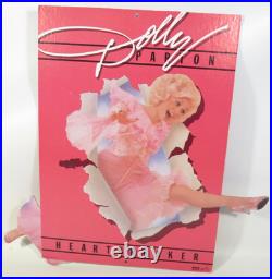RARE VTG 1978 Dolly Parton Heartbreaker Album Store 15x13 2Side Display Cutout RARE VTG 1978 Dolly Parton Heartbreaker Album Store 15x13 2Side Display Cutout