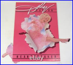 RARE VTG 1978 Dolly Parton Heartbreaker Album Store 15x13 2Side Display Cutout RARE VTG 1978 Dolly Parton Heartbreaker Album Store 15x13 2Side Display Cutout