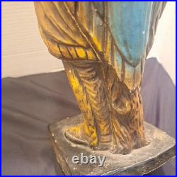 RARE VTG 50's Alfco Cigar Store Indian Chief 24 Inch Foam Display