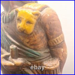 RARE VTG 50's Alfco Cigar Store Indian Chief 24 Inch Foam Display