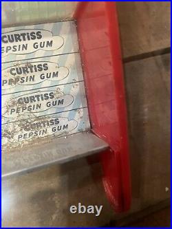 RARE VTG Curtiss Fruit Drops Candy Counter Store Advertising Display -Read