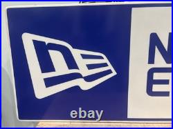 RARE VTG NEW ERA FITTED Hats Hanging Light Lamp Sign Foot Locker Store DISPLAY