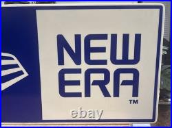 RARE VTG NEW ERA FITTED Hats Hanging Light Lamp Sign Foot Locker Store DISPLAY