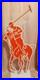 RARE VTG Ralph Lauren POLO Store Display Sign Original Stand 45 Double Sided
