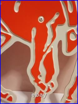 RARE VTG Ralph Lauren POLO Store Display Sign Original Stand 45 Double Sided RARE VTG Ralph Lauren POLO Store Display Sign Original Stand 45 Double Sided