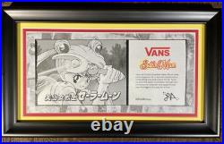 RARE Vans x Sailor Moon Collab Store Display Poster Print Black White 15 x 9